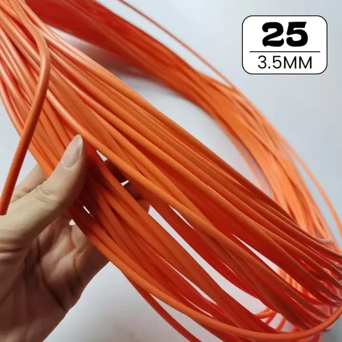 30 couleurs 500G rond PE rotin 2.5/3mm plastique synthétique