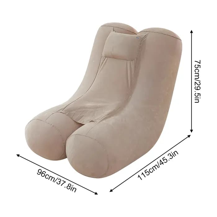 Fauteuil pouf, grand