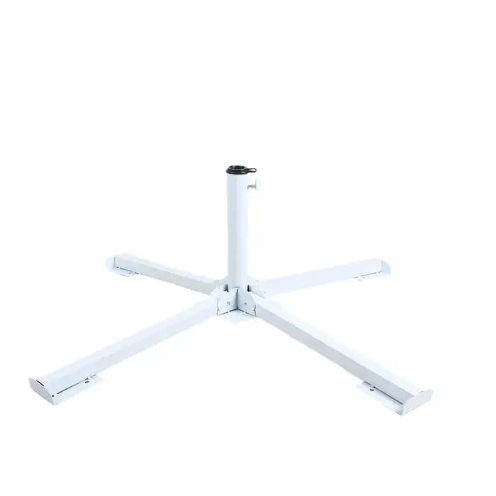 Base de parasol, base pliante en plastique, base carrée.