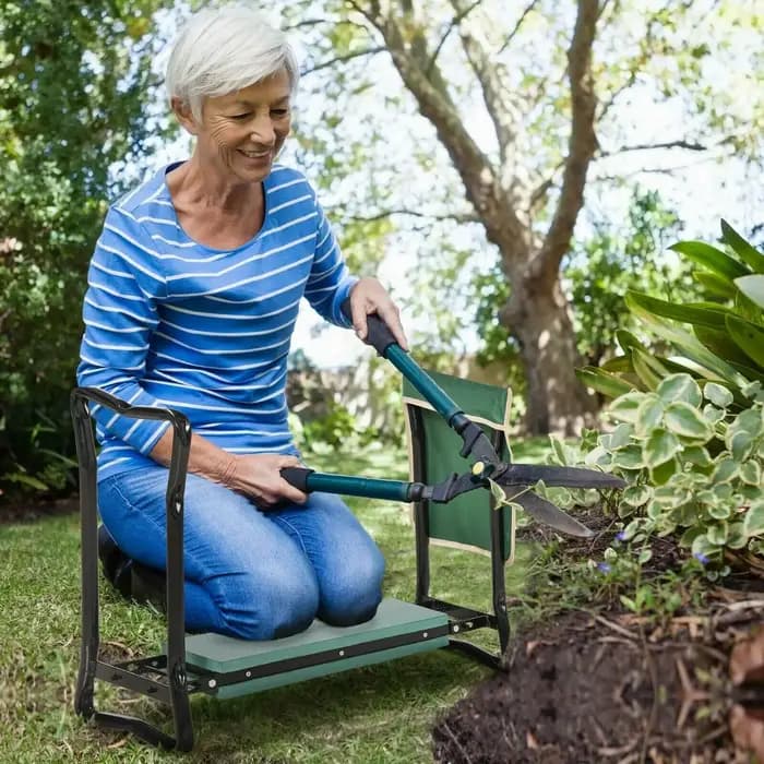 Siège d'agenouillement de jardin robuste