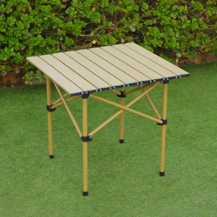Table de pique-nique portable pliable en acier