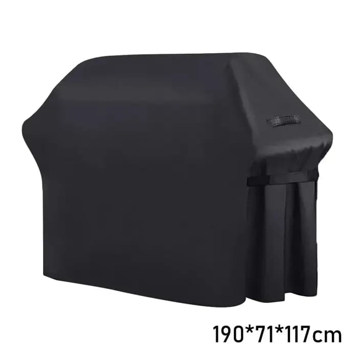 Juste de protection ronde pour barbecue d'extérieur