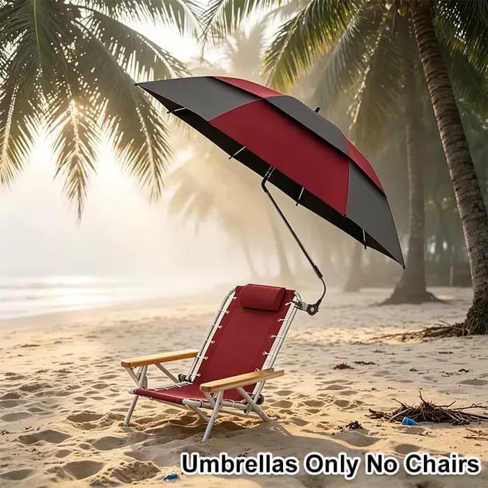 Parasol de plage réglable pour chaise longue, protection solaire extérieure anti-UV, pêche, camping,