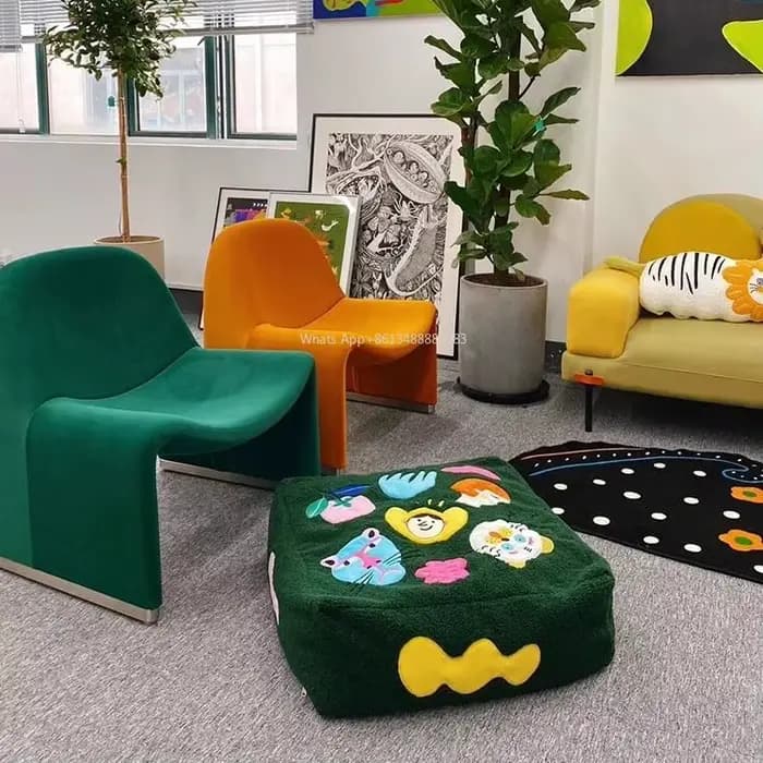 Meubles de luxe légers, simple, canapé, chaise de salon, balcon, moderne, simple, maison, loisirs, chaise de canapé, chaise de colline créative