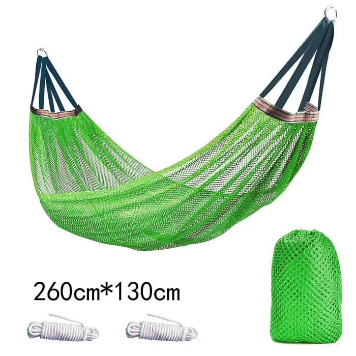 Hamac portable en maille de soie glacée