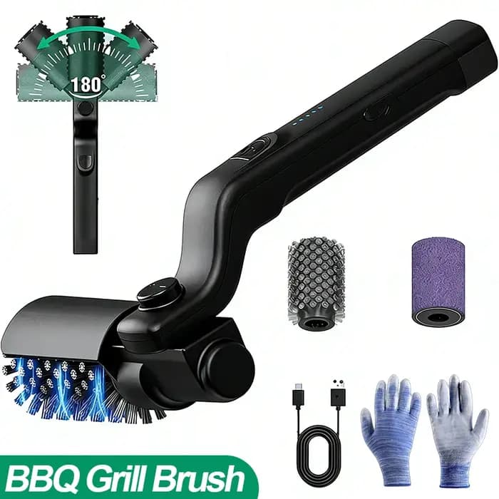 Brosse pour barbecue, réglages à 3 vitesses