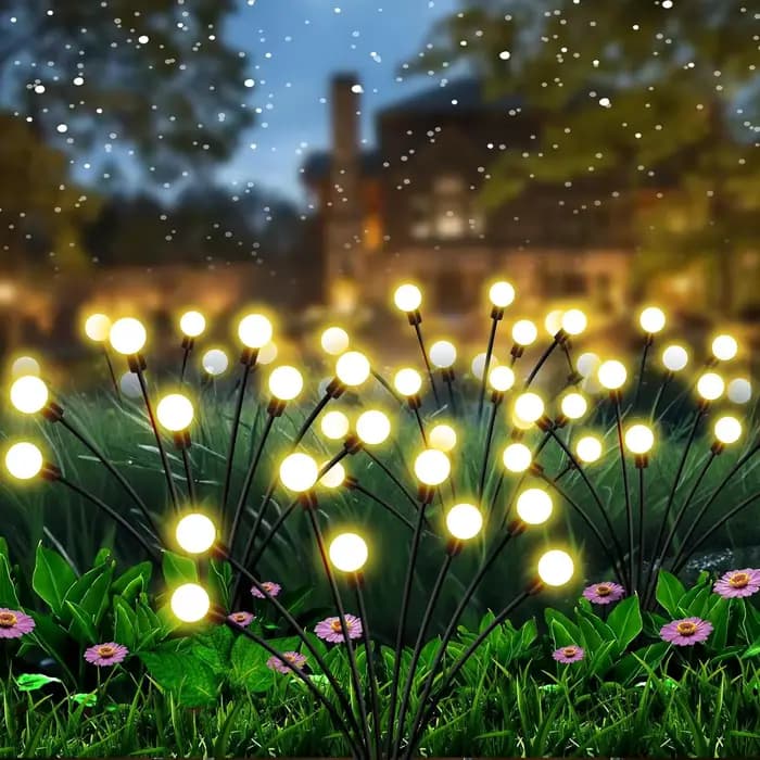 Lampes de jardin-nouvelles lumières lucioles à énergie solaire améliorées