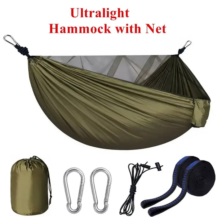 Hamac de camping avec moustiquaire