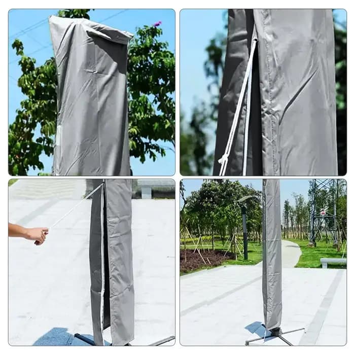 Housse de parasol de patio imperméable pour extérieur
